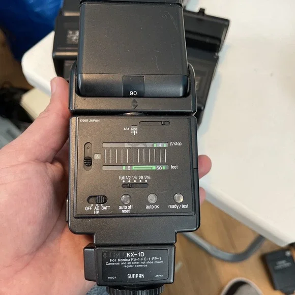 X5 Sunpak camera flashes